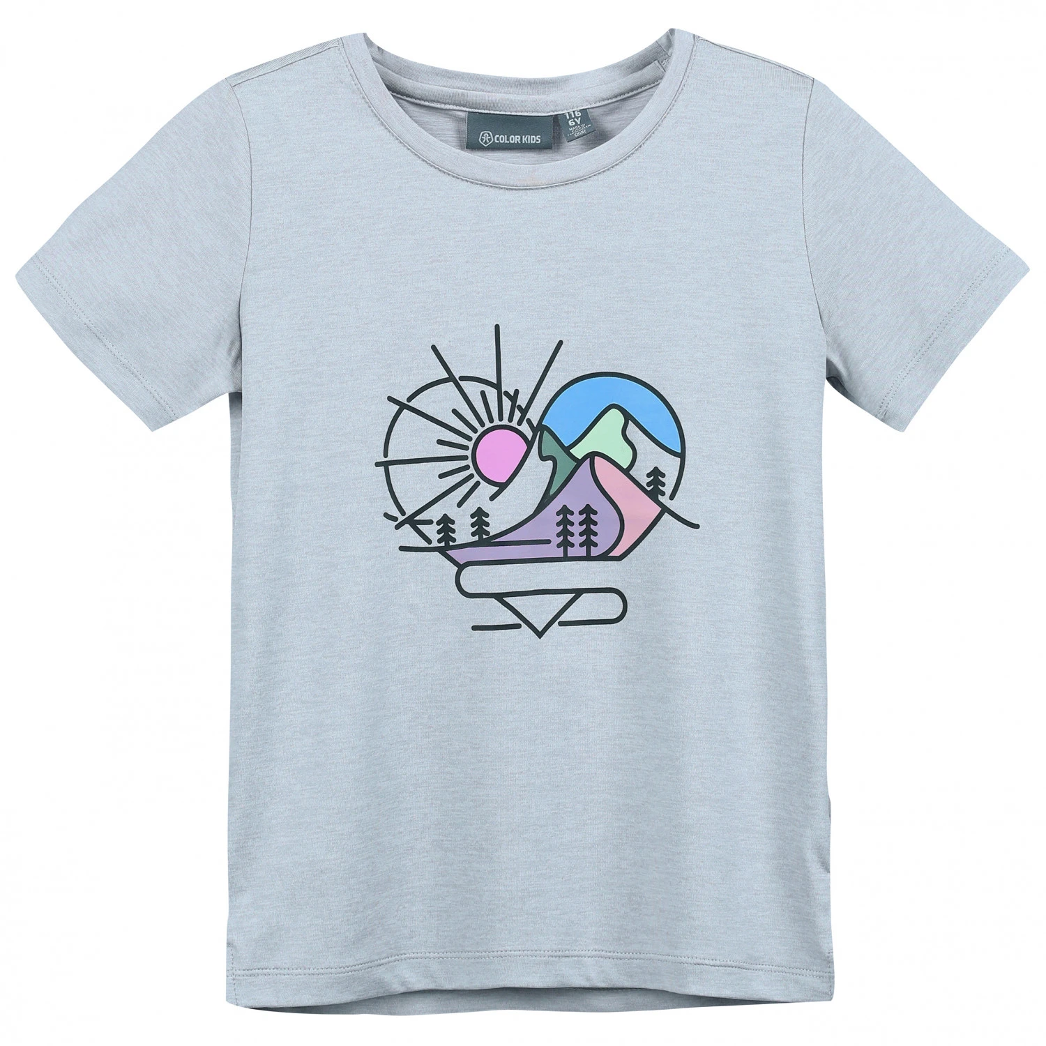 Color Kids Kid's T-Shirt With Print S/S - Funktionsshirt 6 Color Kids Kid's T-Shirt With Print S/S - Funktionsshirt – Bild 4