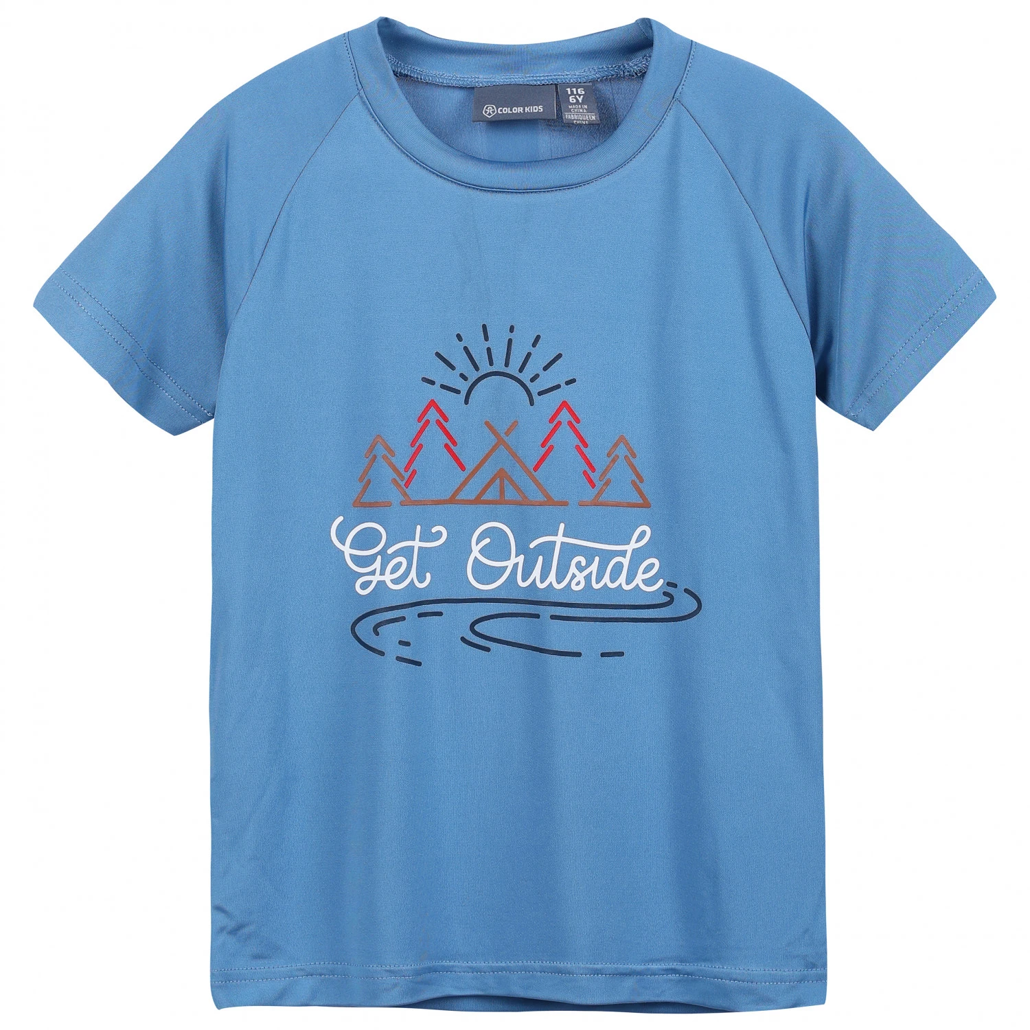 Color Kids Kid's T-Shirt With Print S/S - Funktionsshirt 8 Color Kids Kid's T-Shirt With Print S/S - Funktionsshirt – Bild 6