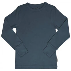 Kid's Top L/S Rib Solid - Longsleeve